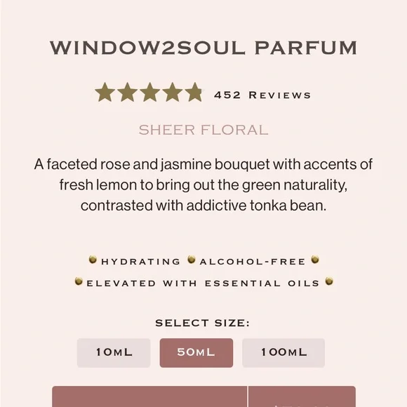 NWB Orebella Window2Soul Perfume (100 ml) and Stand - Picture 5 of 8